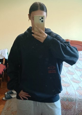 Sudadera Pull&Bear azul marino talla L, poco uso