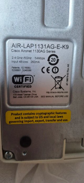 Antena Wifi Cisco air-lap1131ag-e-k9
