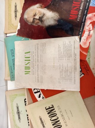 Lote Partituras y Revistas Música Antiguas