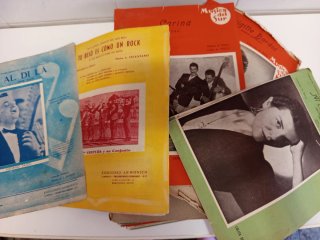 Lote Partituras y Revistas Música Antiguas