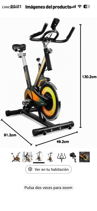 Bicicleta Estática Spinning Indoor