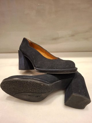 Zapatos de tacón Audley ante azul marino Talla 37