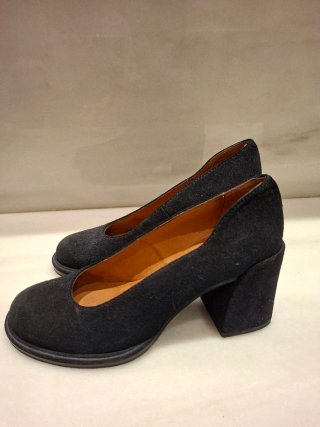 Zapatos de tacón Audley ante azul marino Talla 37