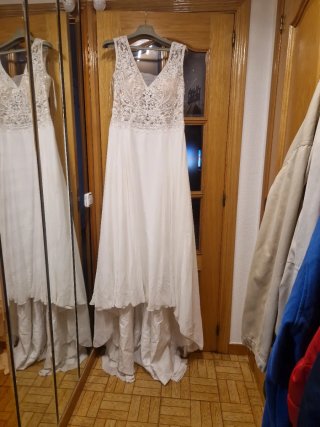 Vestido de Novia Blanco Encaje