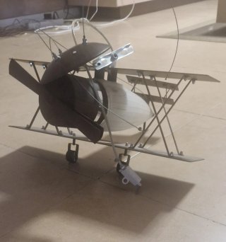 Lámpara avión infantil