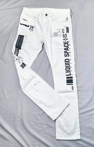 Pantalón Vaquero Blanco Diesel Vintage W28