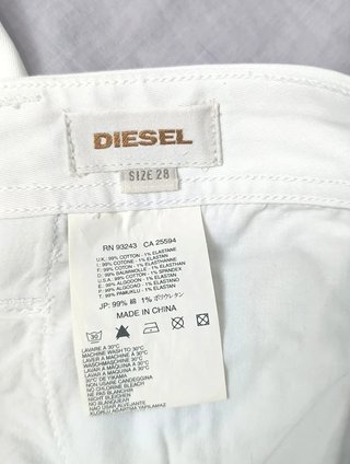 Pantalón Vaquero Blanco Diesel Vintage W28