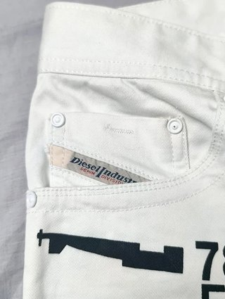 Pantalón Vaquero Blanco Diesel Vintage W28