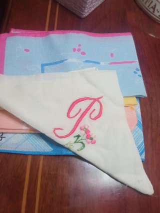 Lote 5 pañuelos vintage florales