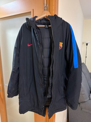 Chaqueta Nike FC Barcelona Negra y Azul