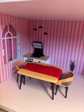 Casa de muñecas grande de madera