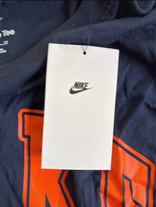 Camiseta Nike Azul y Naranja
