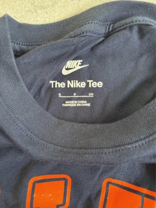Camiseta Nike Azul y Naranja