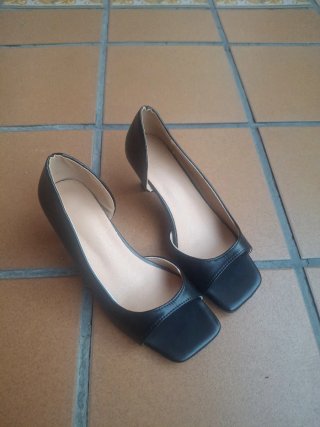 Zapatos Tachines Negros T38/39 Nuevos