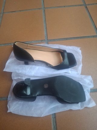 Zapatos Tachines Negros T38/39 Nuevos