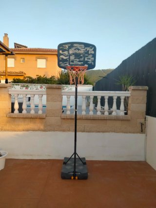 Canasta de baloncesto con base