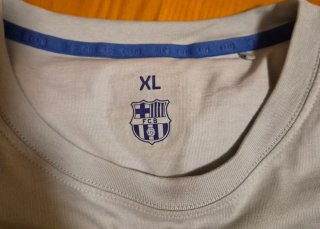 Camiseta Barça Talla XL Unisex Gris