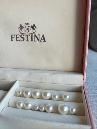 Perlas Festina Blancas