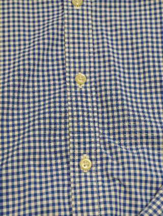 Camisa Tommy Hilfiger cuadros azul y blanco