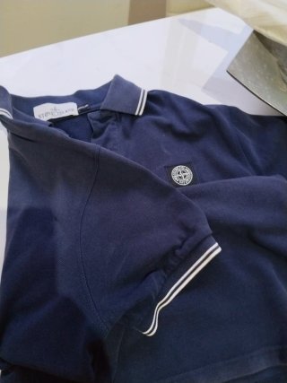 Polo Stone Island Azul