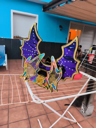Disfraz dragón de carnaval