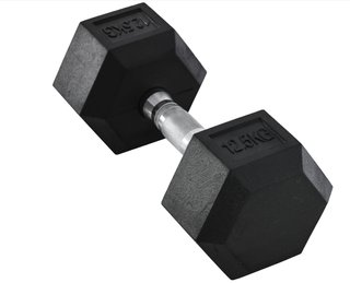 Mancuerna Hexagonal 12.5 kg Hierro Fundido