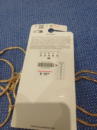 Cinturón de círculos Pull&Bear dorado