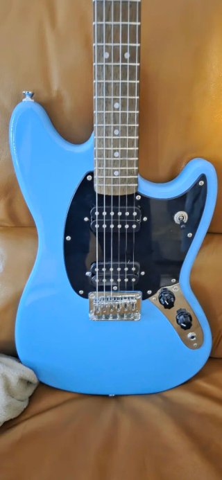 Squier Mustang Fender Guitarra Eléctrica Azul