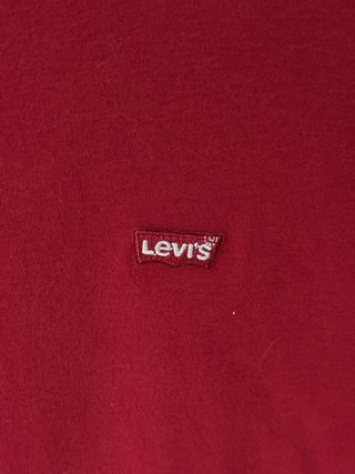 Camiseta Levi's Roja Talla S Mujer