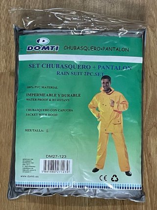 Chubasquero PVC Talla L