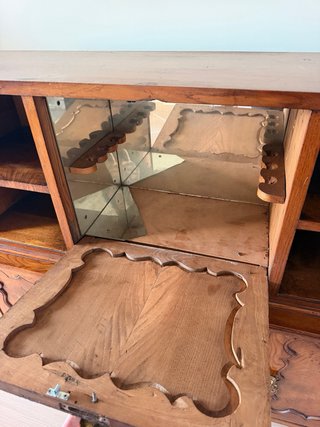 Mueble bar/aparador antiguo madera de castaño