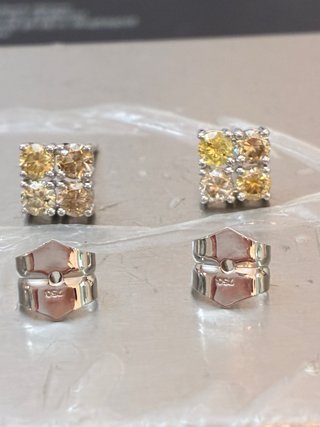 Pendientes Oro 18k Diamantes 0.93Ct IGI