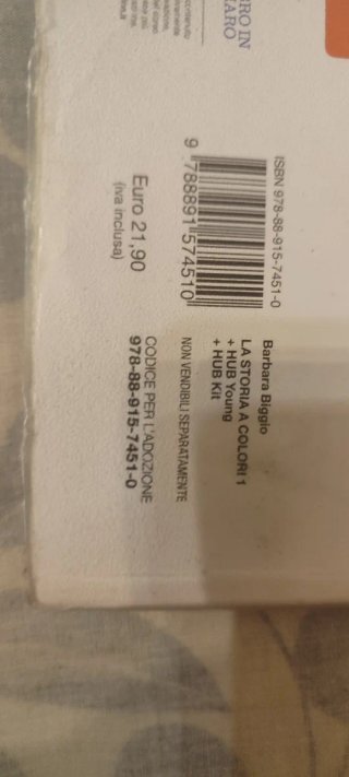 Libro la storia a colori 1