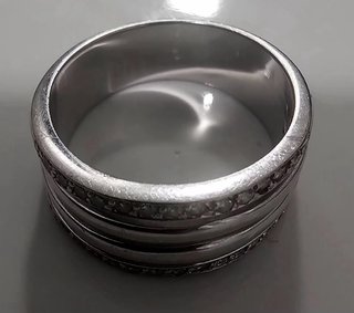 Anillo Oro Blanco y Brillantes