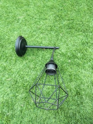 Aplique INSPIRE Byron E27 metal negro