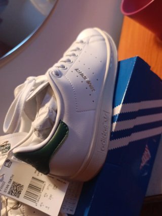 Zapatillas Adidas Stan Smith Mujer Blancas y Verde