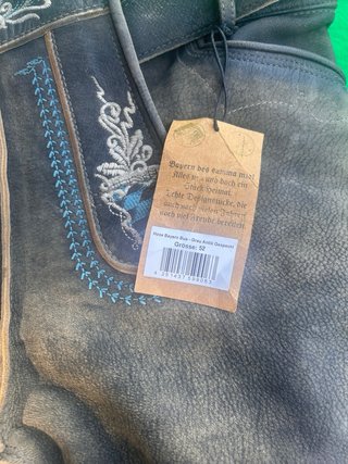 Pantalón Lederhose Bayern Bua True Bavaria