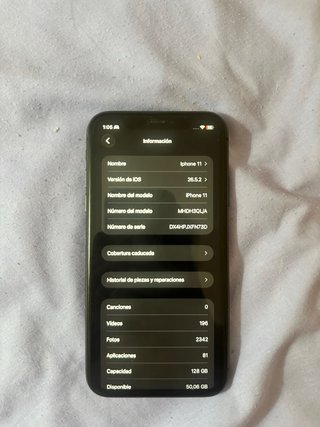 iPhone 11 128GB Negro Espacial
