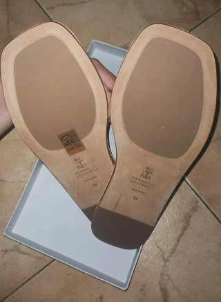Brunello Cucinelli Suede Sandals Women 38