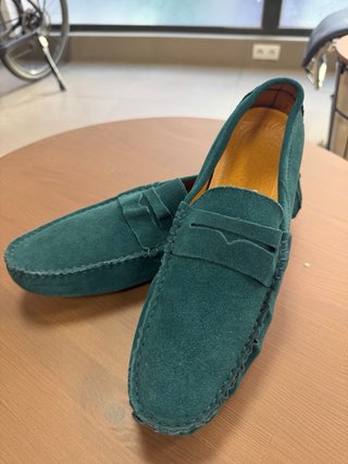 Mocasines Verdes Suave Gominos sin marca