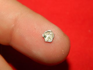 Moneda Griega Antigua Plata Lenteja