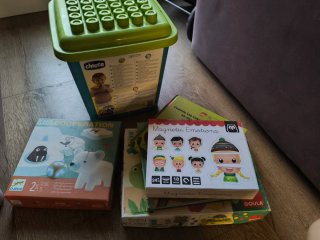 Lote Juguetes Bebé Chicco, Djeco, Goula