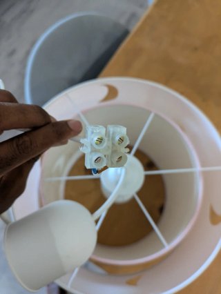 Lámpara infantil con lunas