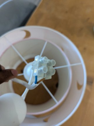 Lámpara infantil con lunas