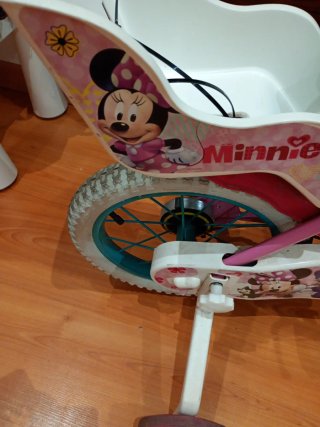 Bicicleta infantil rosa Minnie Mouse