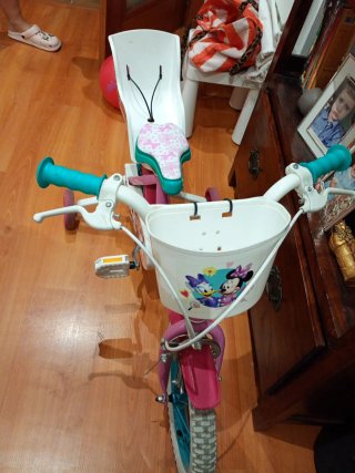 Bicicleta infantil rosa Minnie Mouse