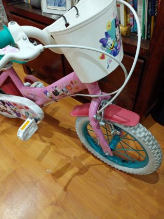 Bicicleta infantil rosa Minnie Mouse