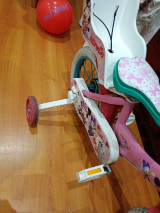 Bicicleta infantil rosa Minnie Mouse
