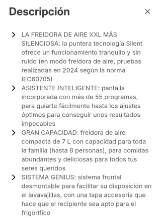 Freidora de Aire Moulinex Easy Fry Silence