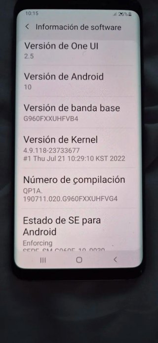 Samsung Móvil Rosa/Morado (Pantalla Rota)